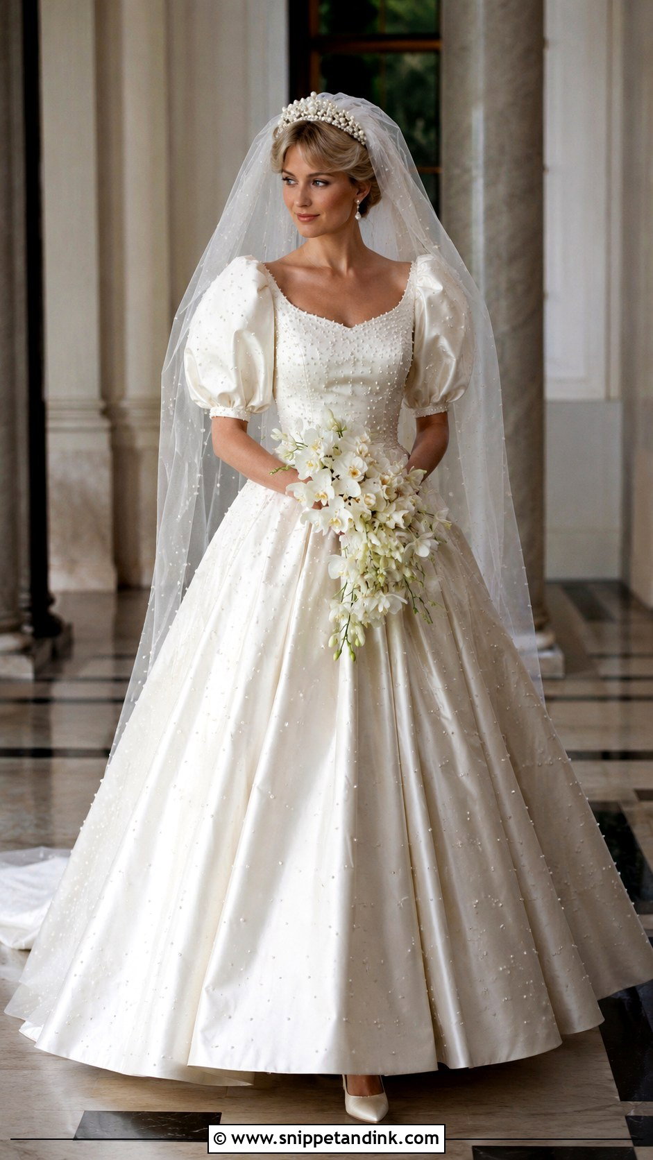 Pearl Lady Diana Wedding Dress - Snippet and Ink - 20 Lady Diana Wedding Dress Ideas