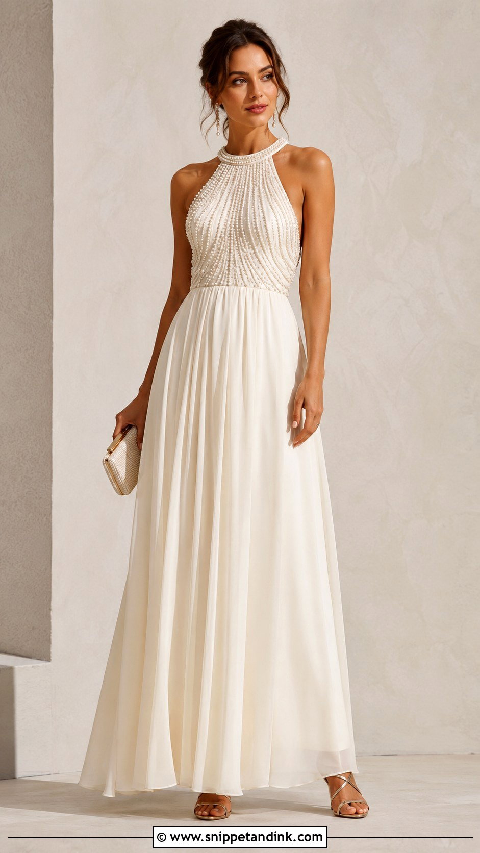 Pearl Maxi Dress - Snippet and Ink - 25 Pearl Dresses