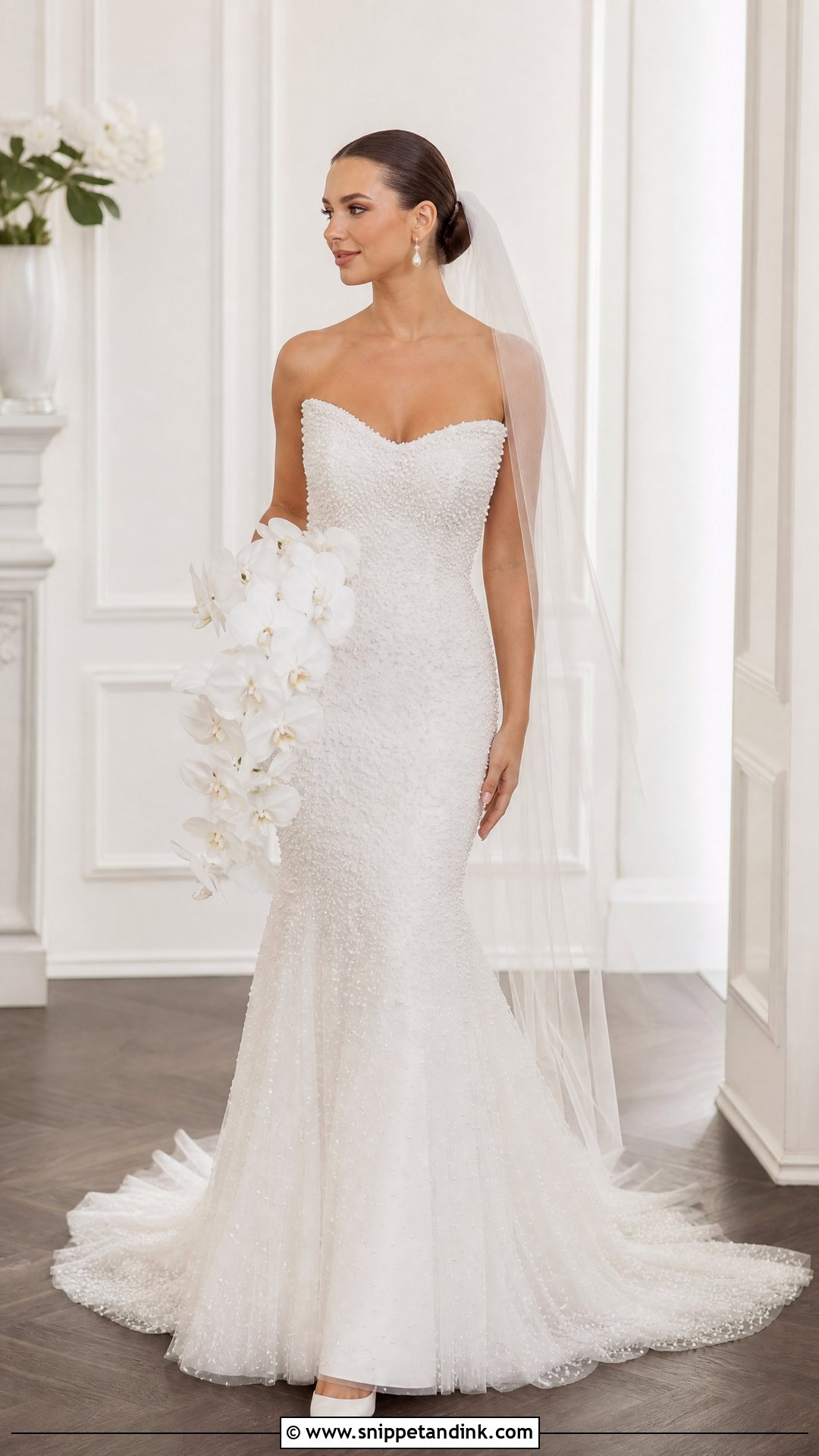Pearl Mermaid Wedding Dress - Snippet and Ink - 20 Dream Wedding Dresses Mermaid