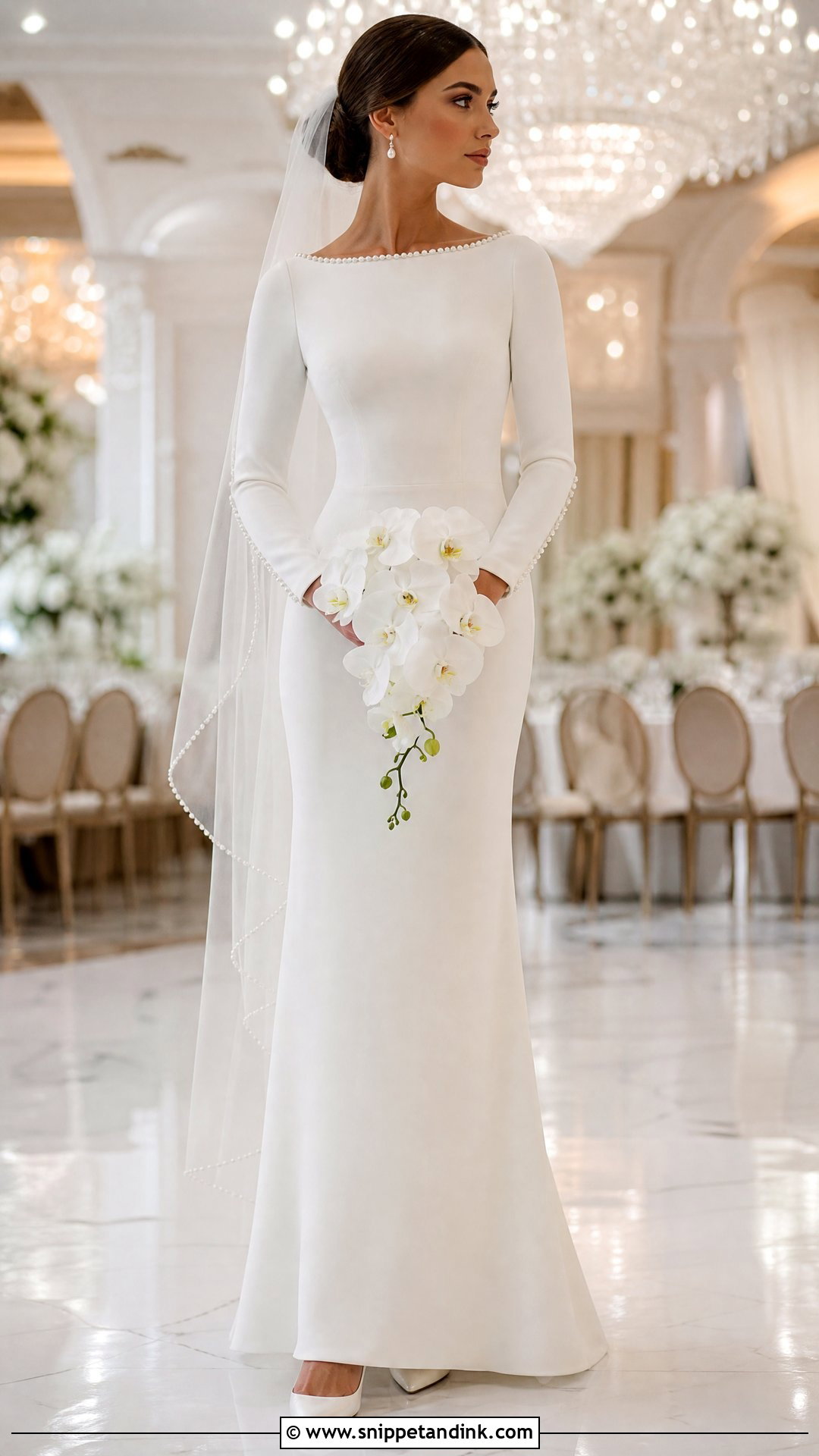 Pearl Nordic Wedding Dress - Snippet and Ink - 25 Nordic Wedding Dress Ideas