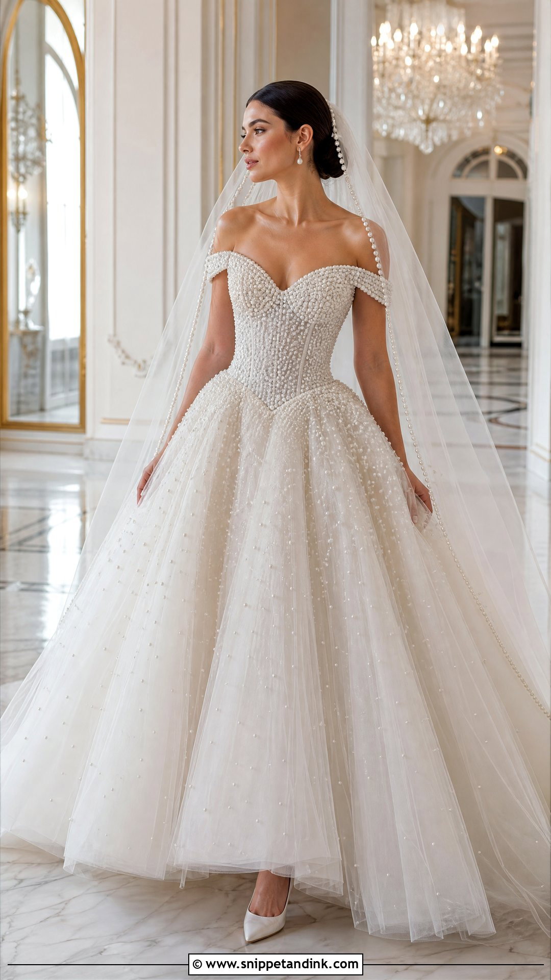 Pearl Princess Ball Gown Wedding Dress - Snippet and Ink - 20 Princess Ball Gowns Wedding Dress