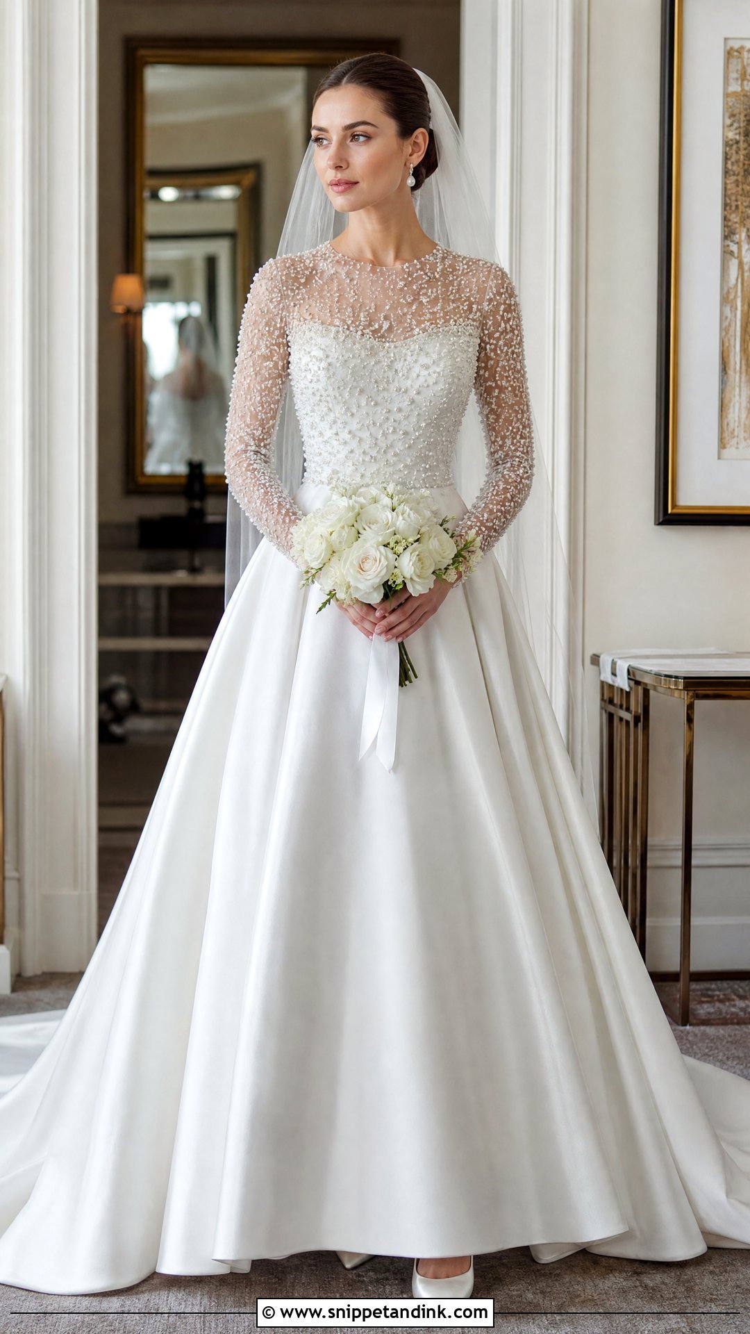 Pearl Princess Wedding Dress - Snippet and Ink - 20 Princess Elegant Wedding Dresses