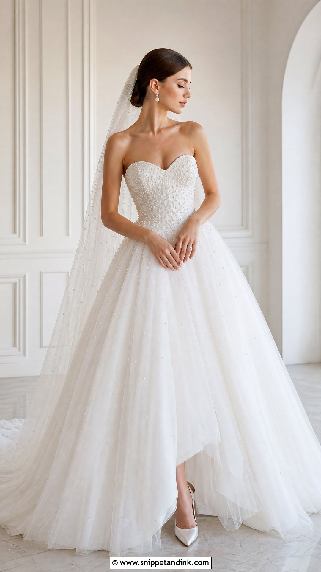Pearl Princess Wedding Gown - Snippet and Ink - 25 Princess Wedding Gown Ideas