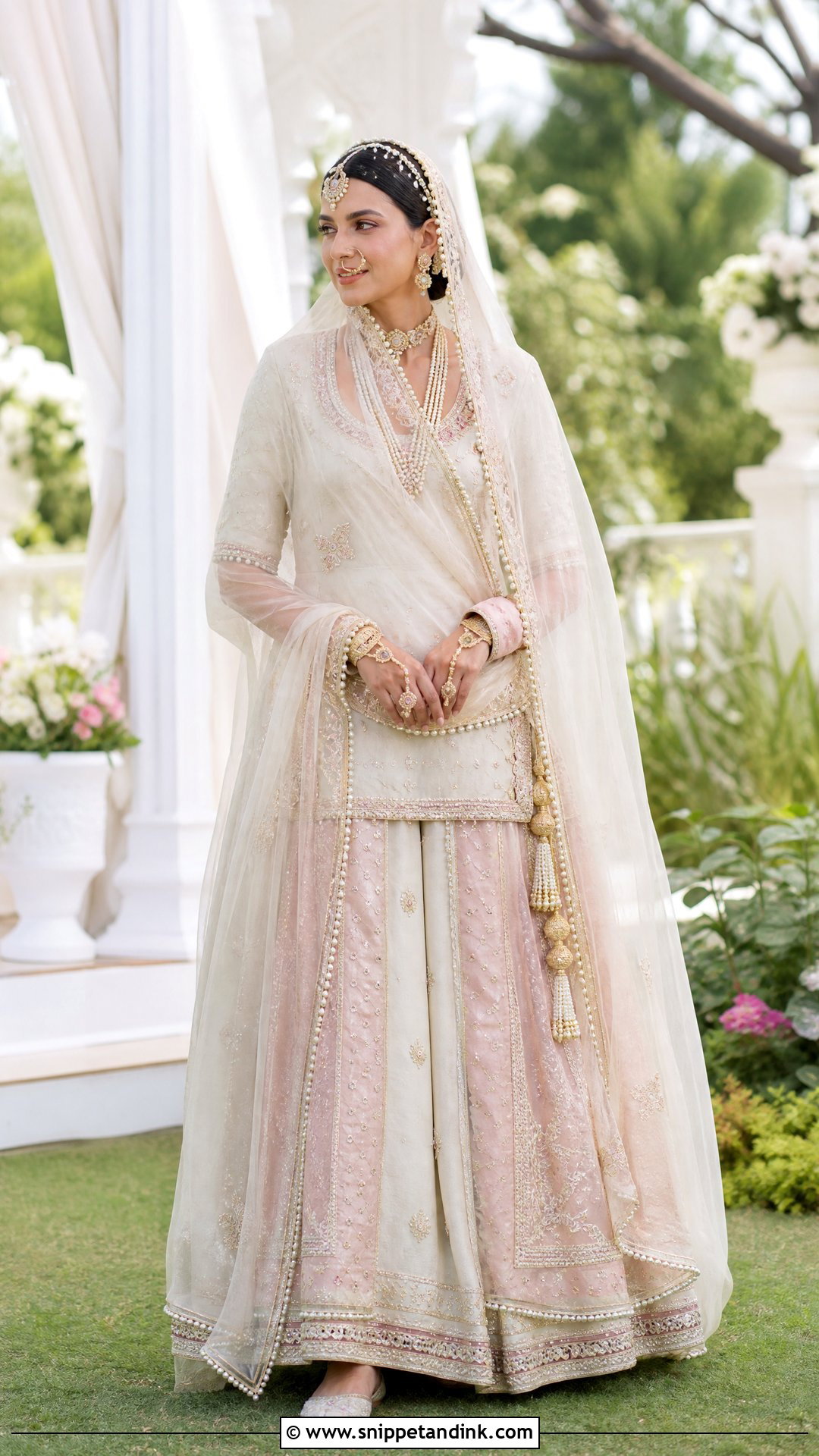 Pearl Rajputi Bridal Look - Snippet and Ink - 20 Rajputi Bridal Look Ideas