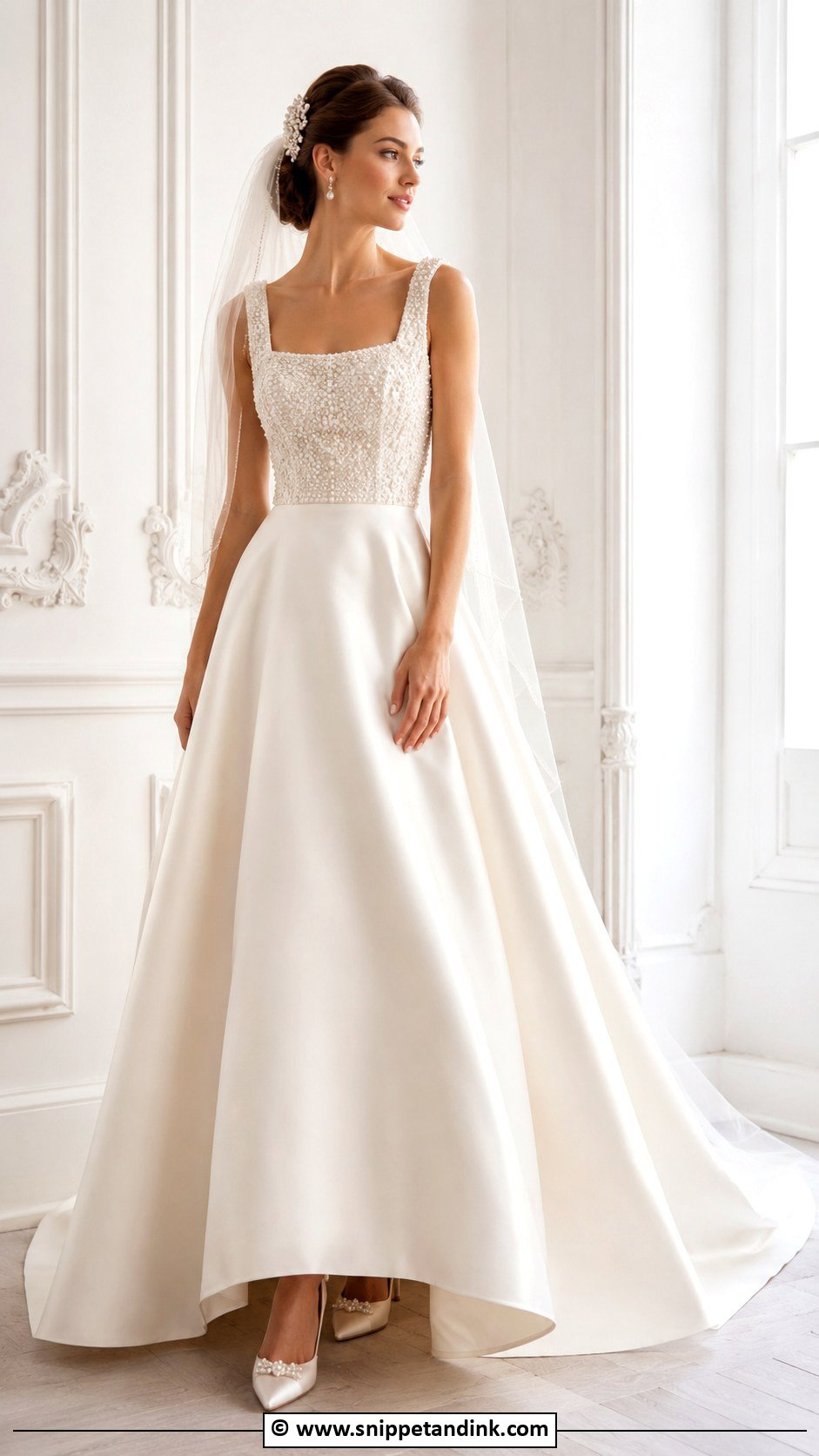 Pearl Royal Wedding Dress - Snippet and Ink - 35 Royal Wedding Dress Ideas