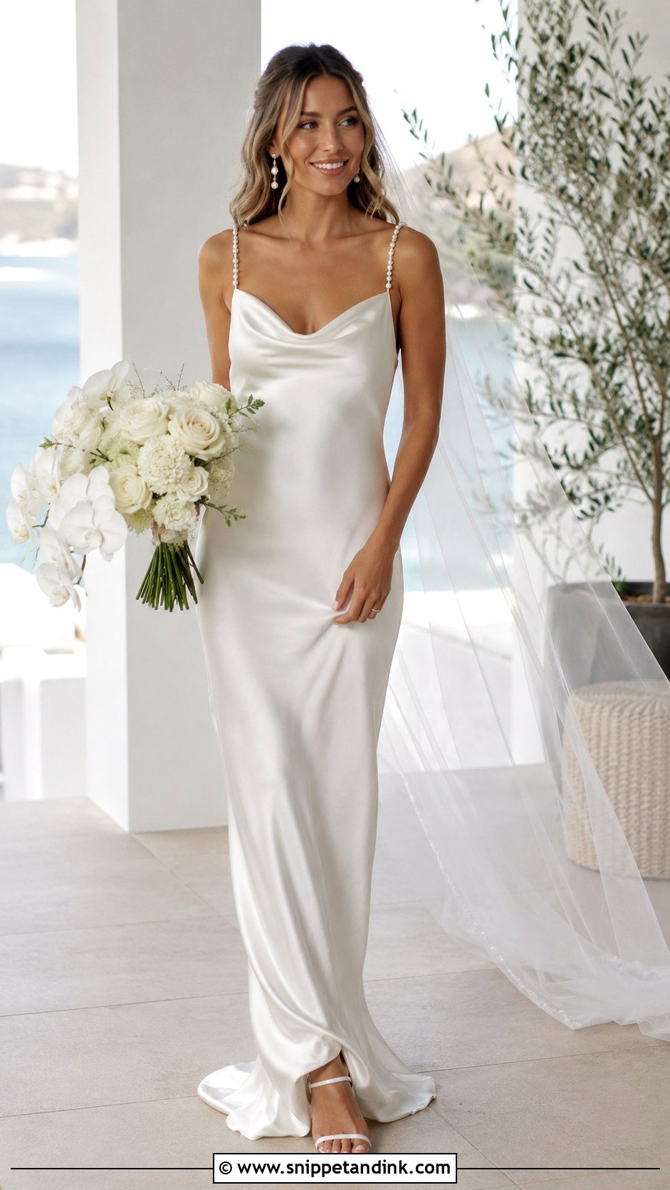 Pearl Slip Wedding Dress - Snippet and Ink - 25 Pearls Wedding Dresses