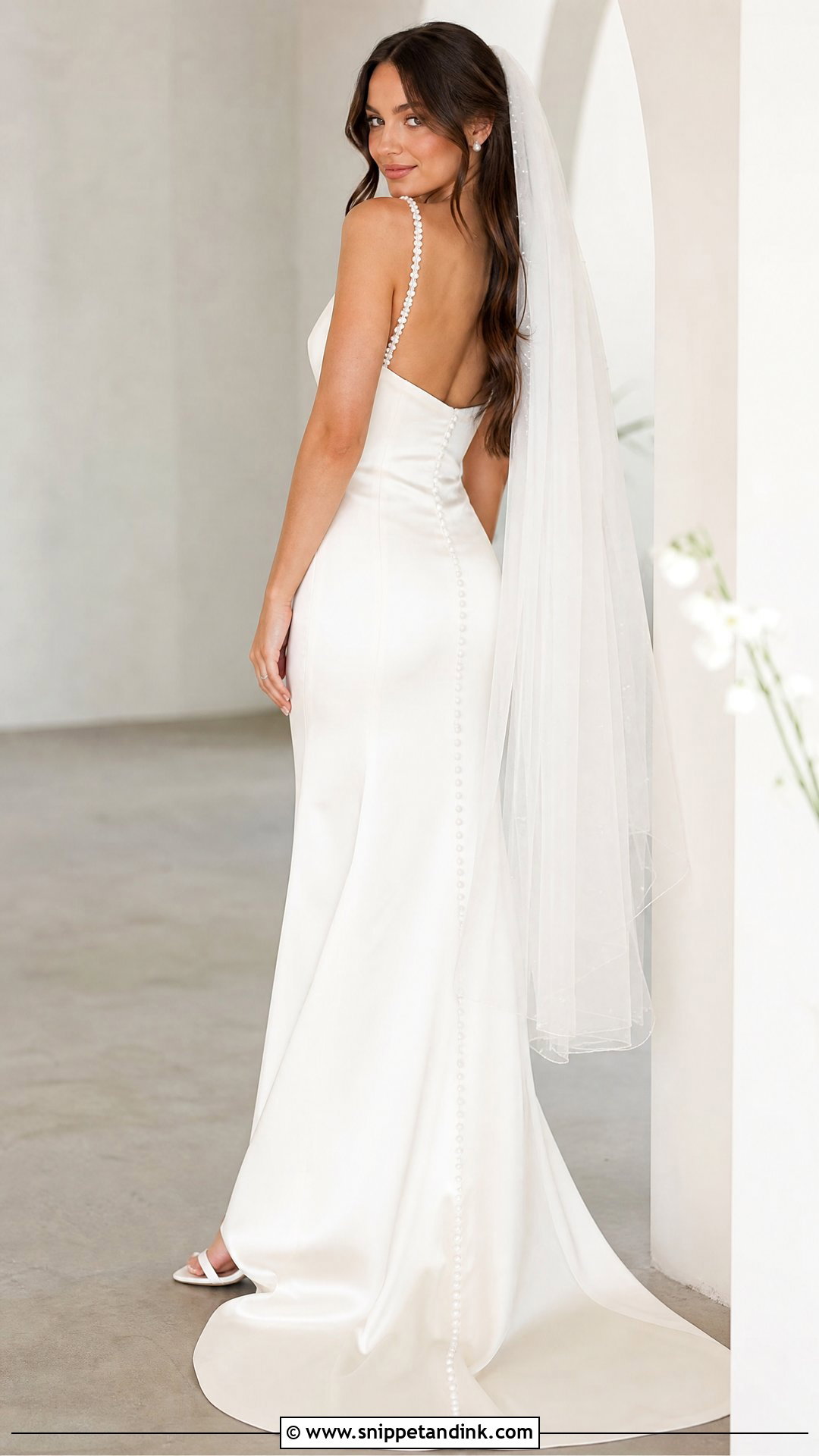 Pearl Strap Wedding Dress - Snippet and Ink - 25 Wedding Dress Pearls Ideas
