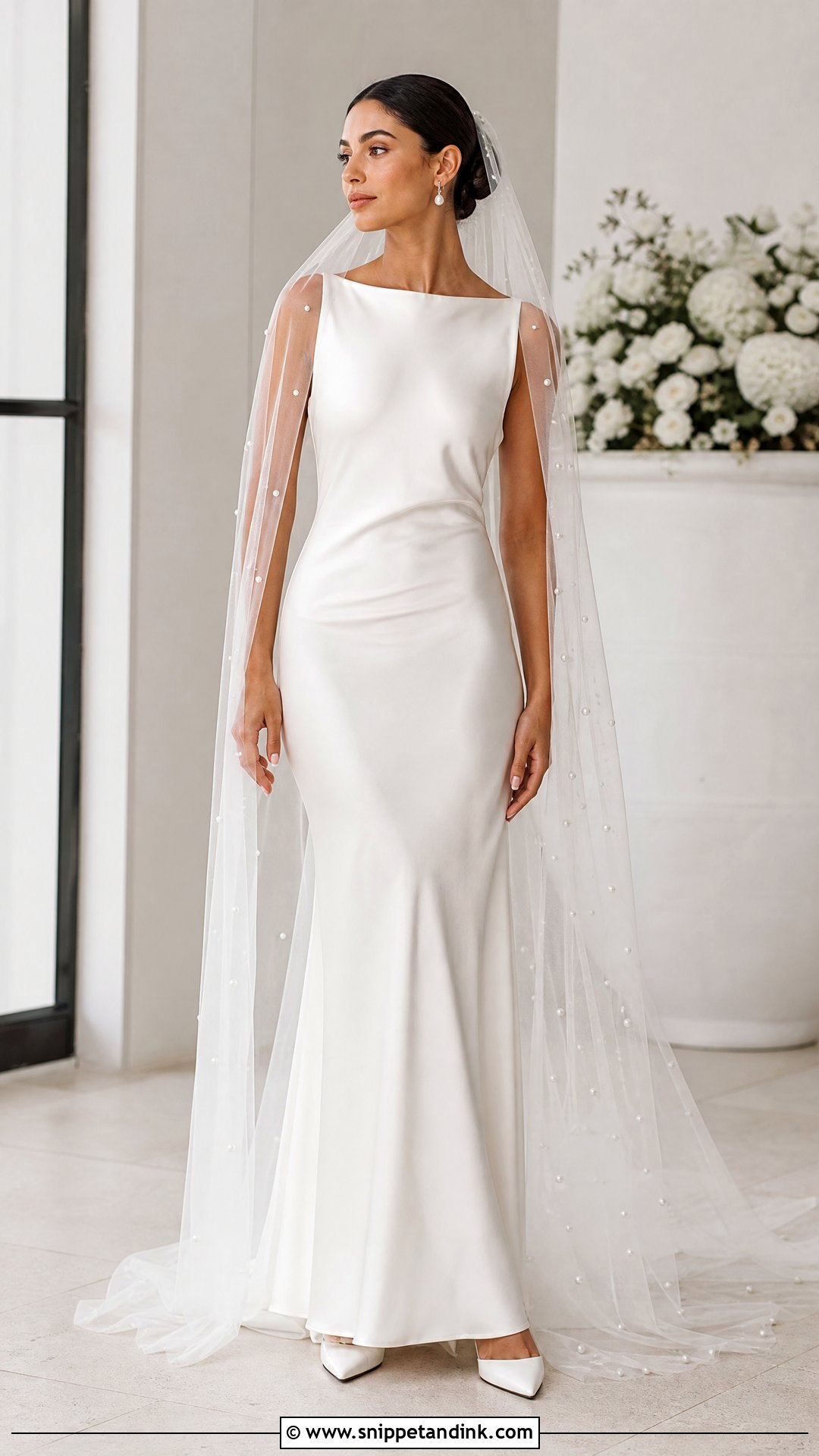 Pearl Veil Wedding Dress - Snippet and Ink - 25 Wedding Dress Pearls Ideas