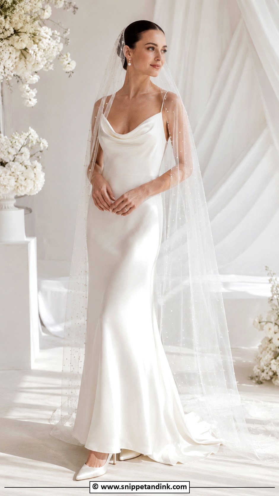 Pearl Veil Wedding Dress - Snippet and Ink - 25 Wedding Dress with Pearls Ideas