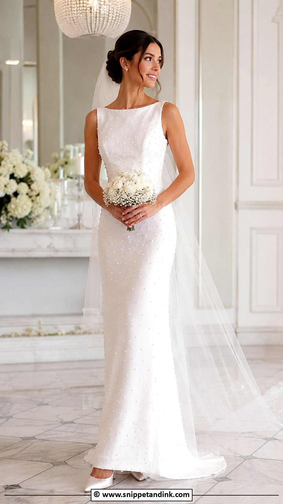 Pearl Wedding Dress - Snippet and Ink - 25 Enchanting Wedding Dress Ideas