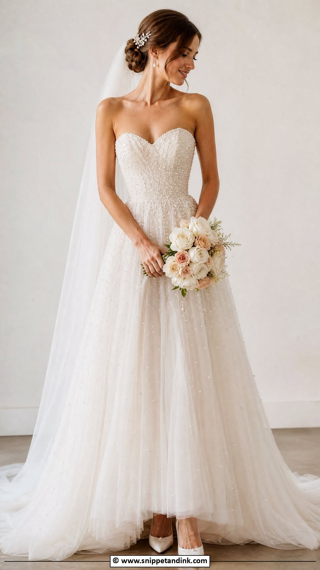 Pearl Wedding Dress - Snippet and Ink - 35 Classy Elegant Wedding Dress Ideas