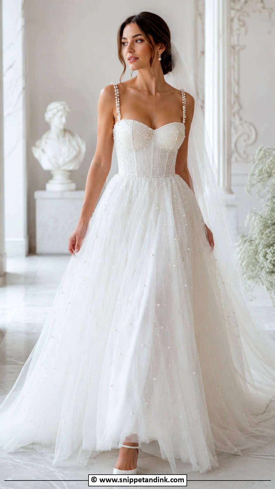 Pearl Wedding Dress - Snippet and Ink - 35 Unique Wedding Dresses