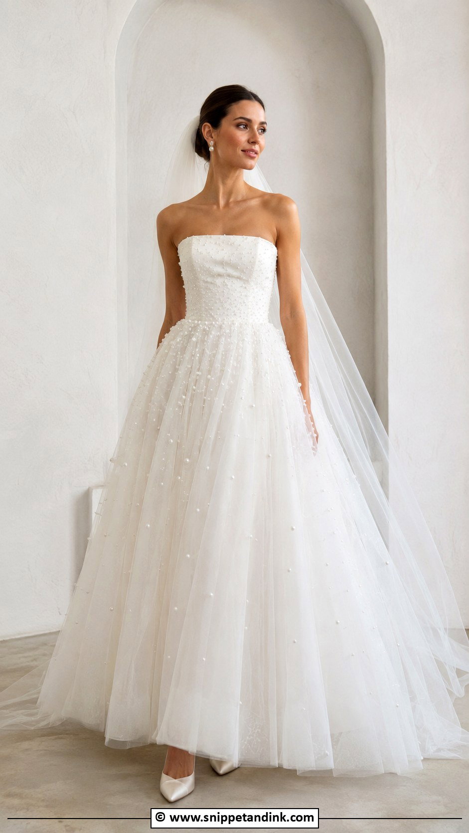 Pearl Wedding Dress - Snippet and Ink - 35 Whimsical Wedding Dress Ideas