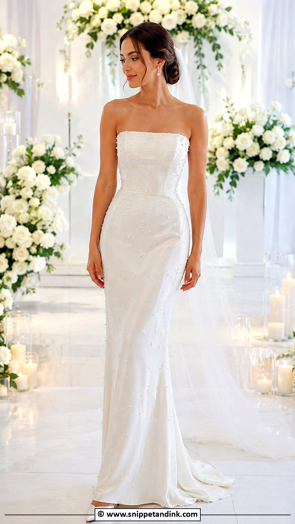 Pearl Wedding Dress - Snippet and Ink - 25 Trending Wedding Dresses