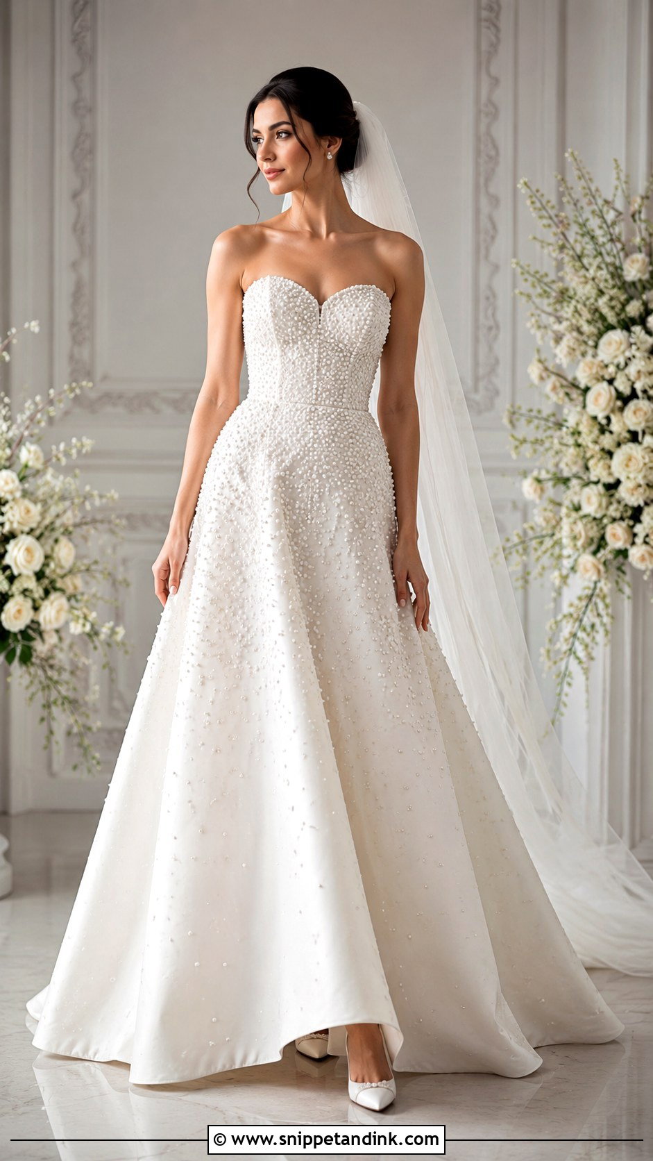 Pearl Wedding Dress - Snippet and Ink - 30 Weddingdress Ideas