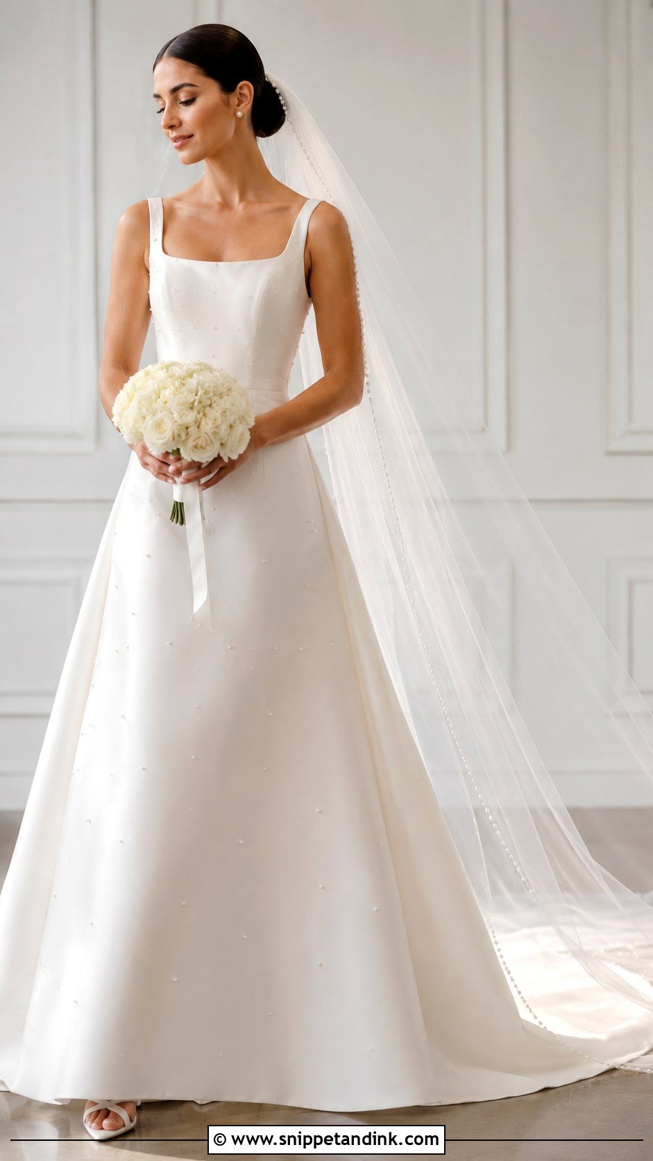 Pearl Wedding Dress - Snippet and Ink - 30 Whimsy Wedding Dress Ideas