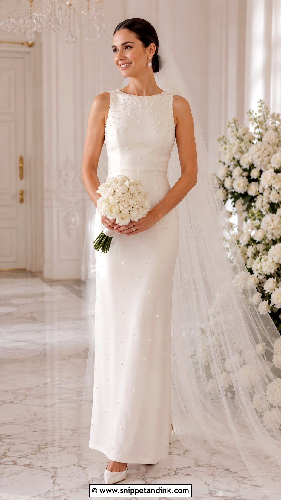 Pearl Wedding Dress - Snippet and Ink - 25 Modern Timeless Wedding Dress Ideas