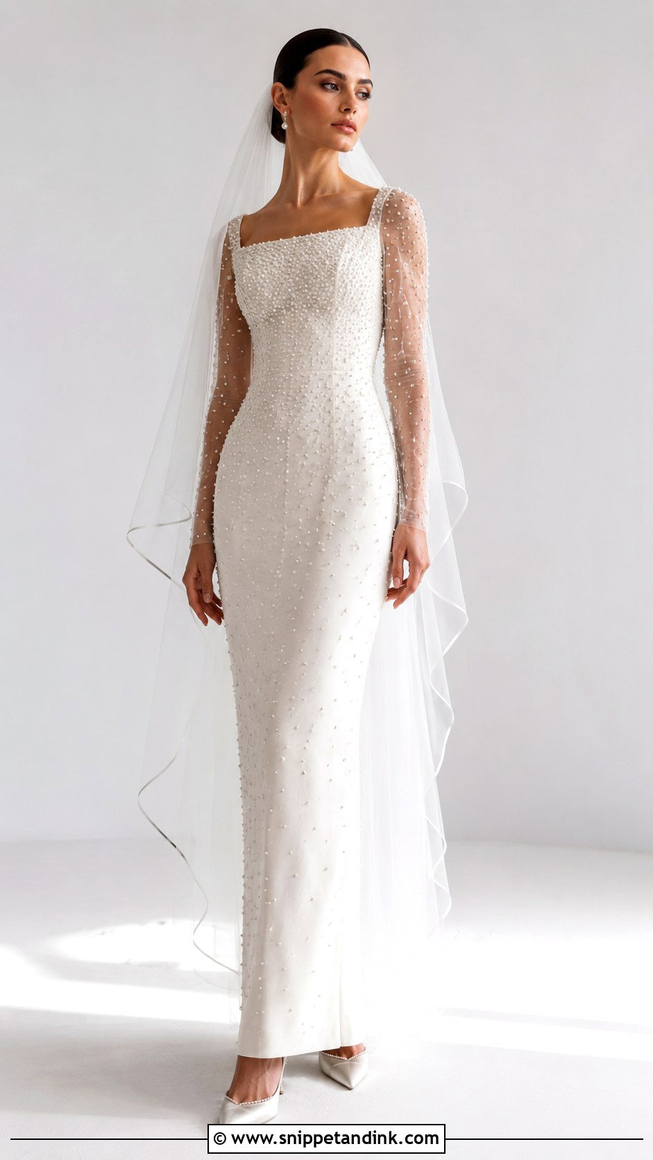 Pearl Wedding Dress - Snippet and Ink - 20 Creative Wedding Dress Ideas