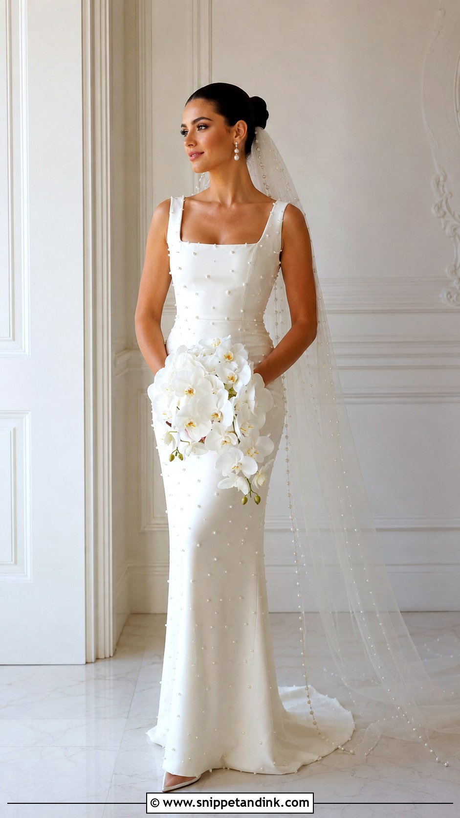 Pearl Wedding Dress - Snippet and Ink - 25 Enchanted Wedding Dress Ideas