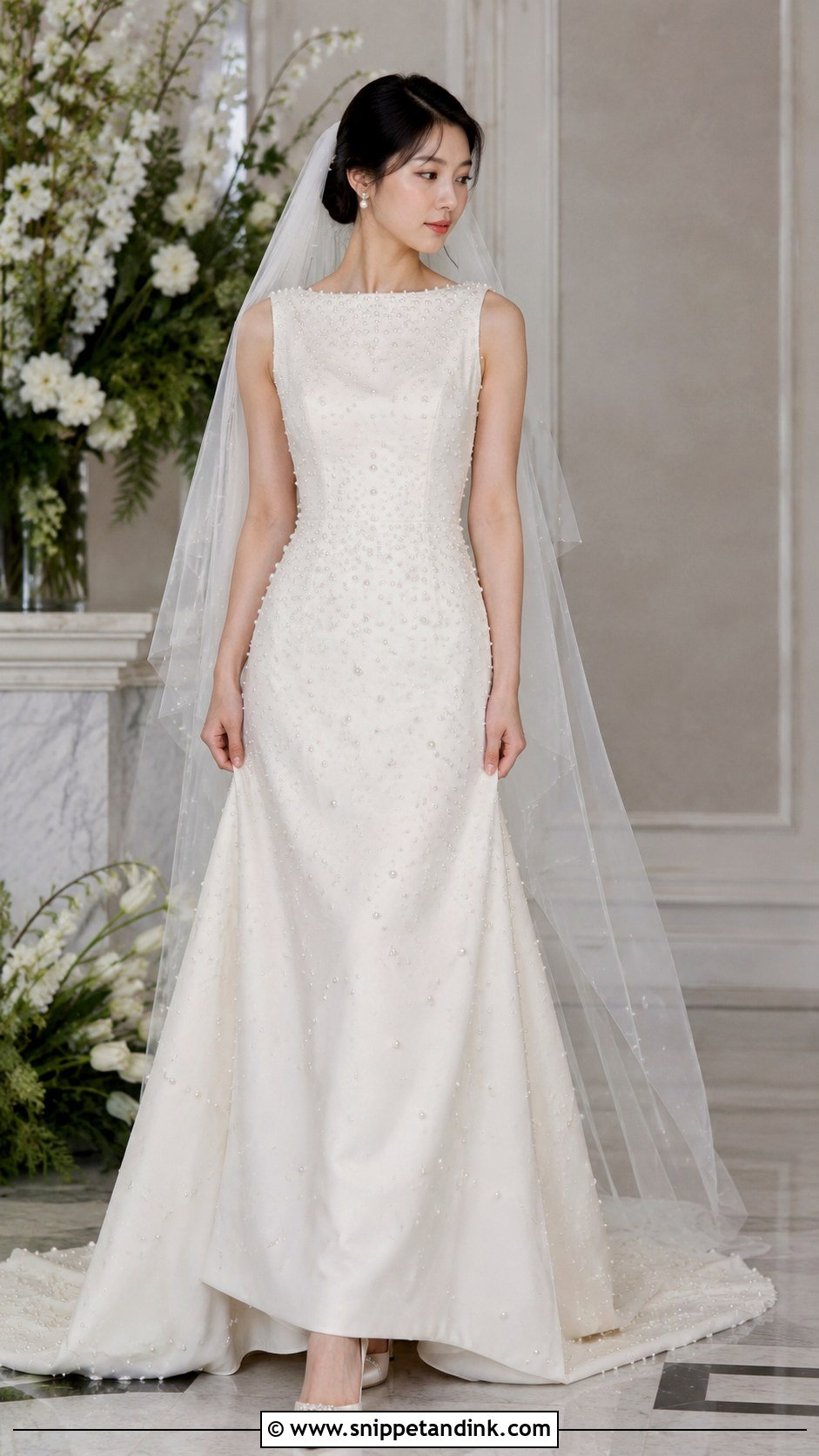 Pearl Wedding Dress - Snippet and Ink - 25 Women Wedding Dress Ideas