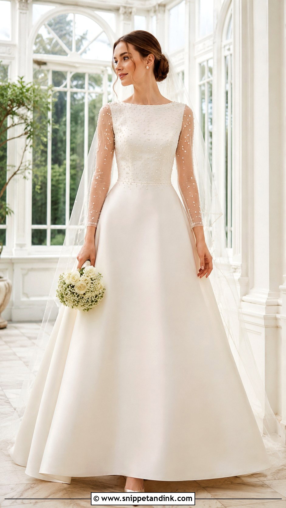 Pearl Wedding Dress - Snippet and Ink - 20 Classy Wedding Dress Inspiration Ideas