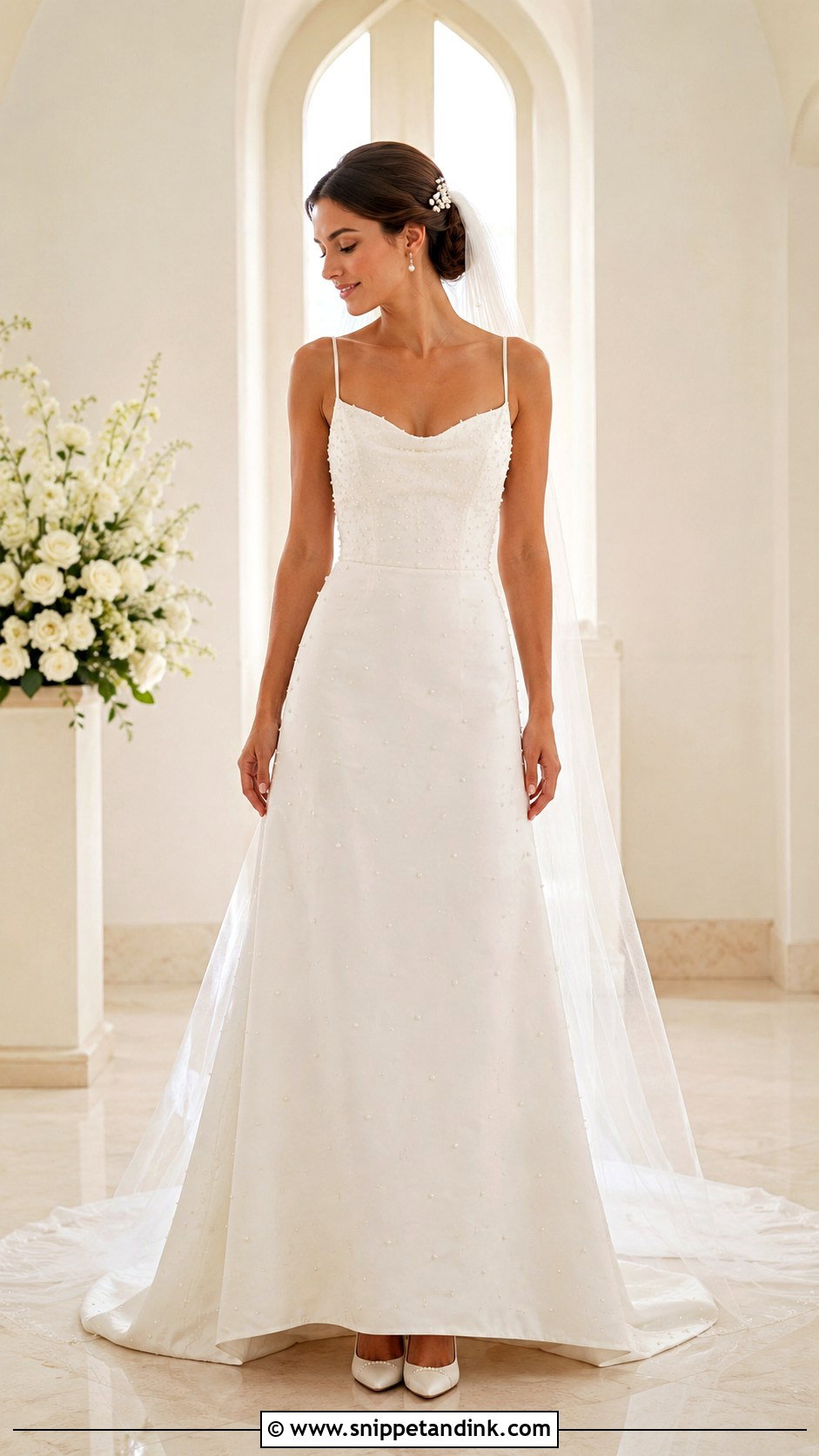 Pearl Wedding Dress - Snippet and Ink - 20 Girly Wedding Dress Ideas