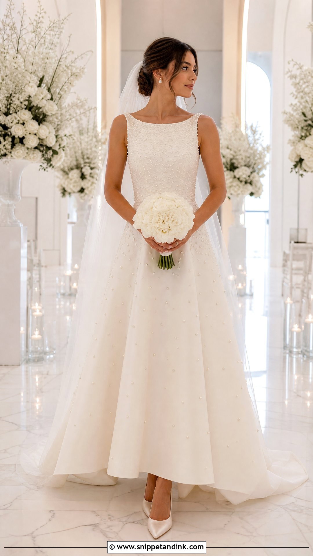 Pearl Wedding Dress - Snippet and Ink - 20 Wedding Bridal Dress Ideas
