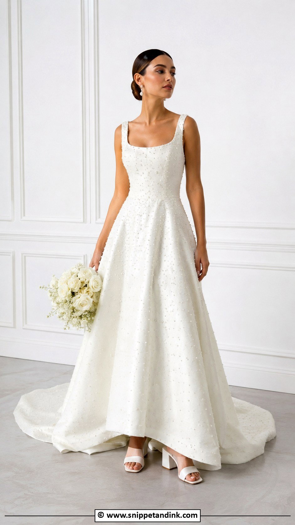 Pearl Wedding Dress - Snippet and Ink - 30 Chic Wedding Dress Ideas