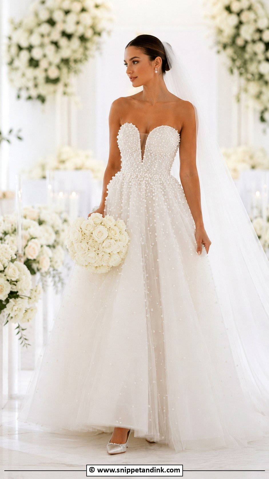 Pearl Wedding Gown - Snippet and Ink - 35 Wedding Gowns