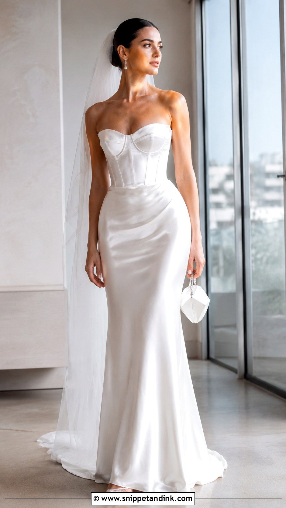 Pearl White Mugler Wedding Dress - Snippet and Ink - 20 Mugler Wedding Dress Ideas