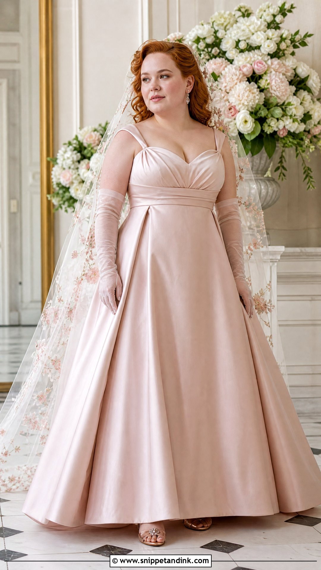 Penelope Featherington Sweetheart Neck Wedding Dress - Snippet and Ink - 20 Penelope Featherington Wedding Dress Ideas
