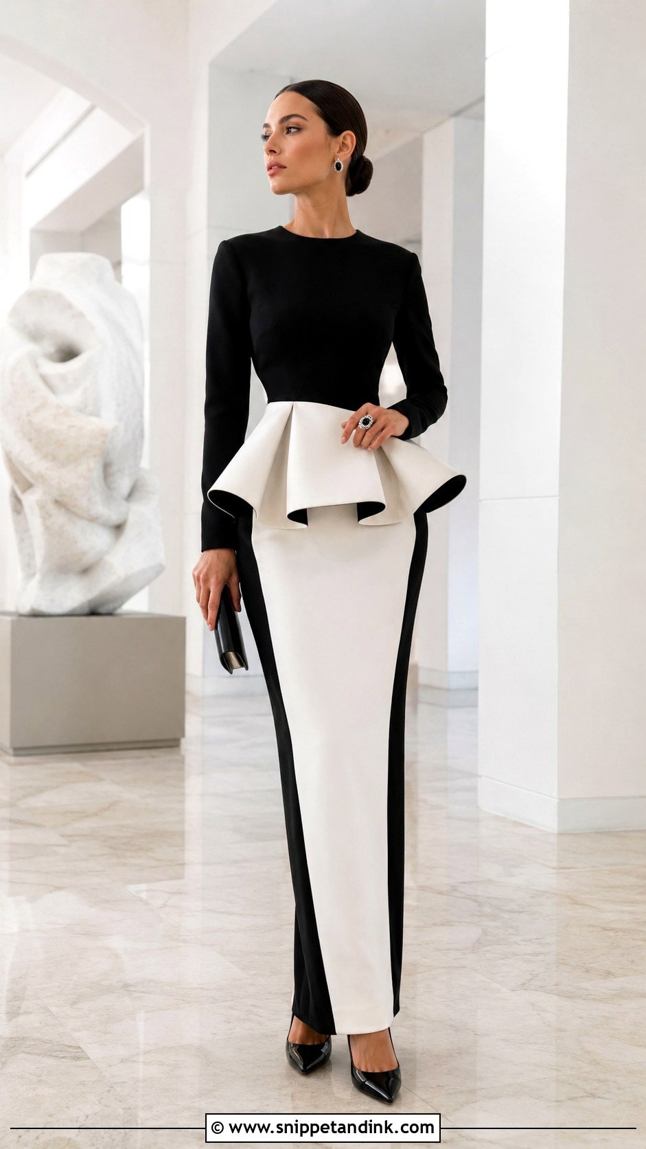 Peplum Couture Gown - Snippet and Ink - 20 Gown Couture Ideas