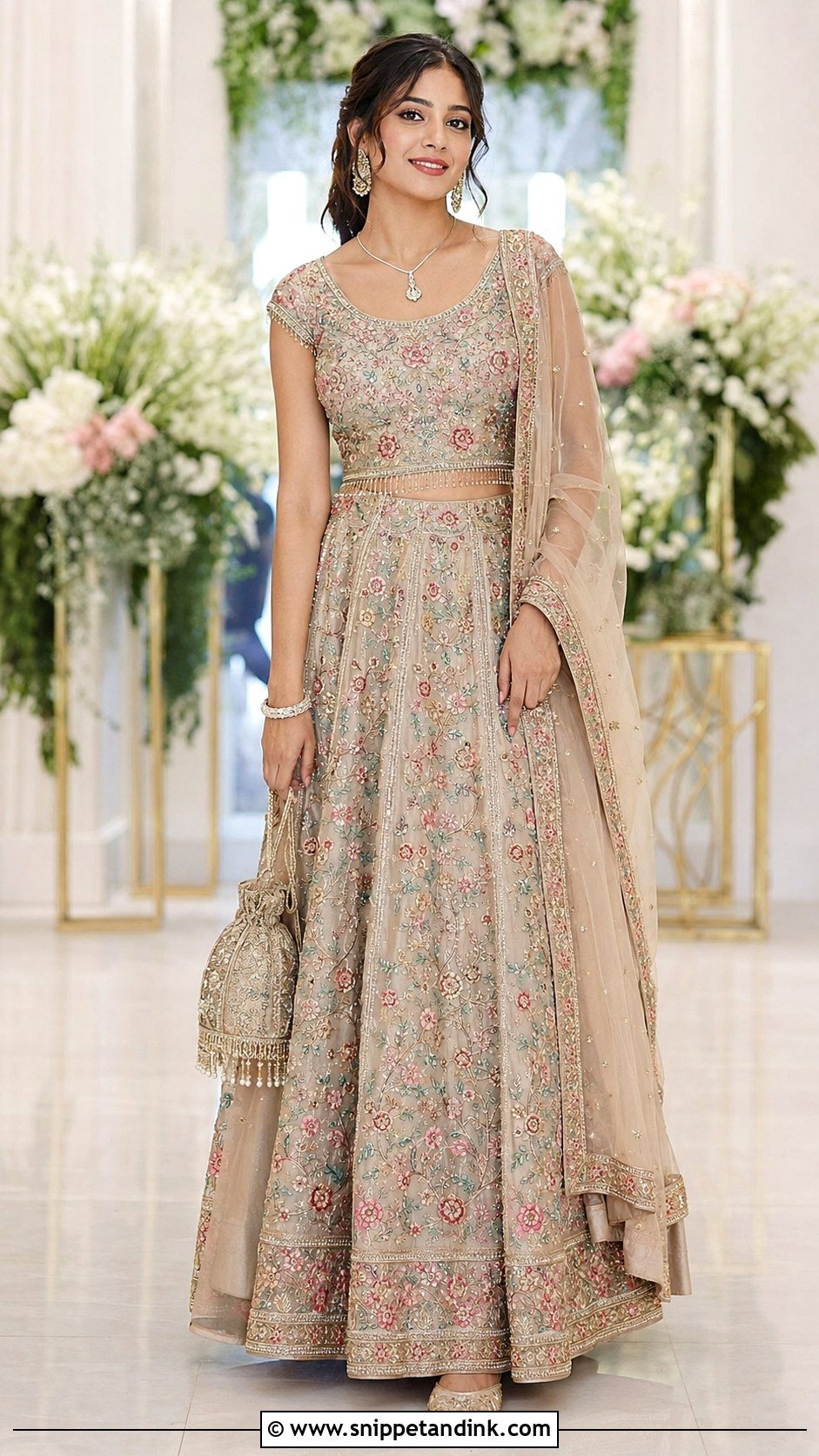 Peplum Designer Choli With Wedding Lehenga - Snippet and Ink - 20 Designer Choli for Wedding Ideas