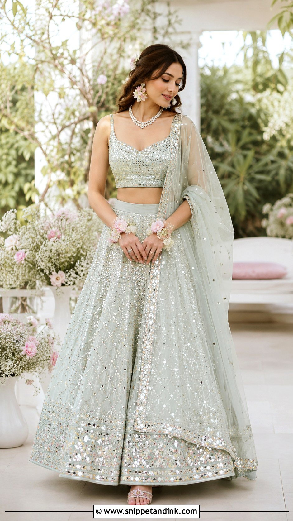 Peplum Gharara Mehendi Outfit - Snippet and Ink - 30 Mehendi Dress Outfits