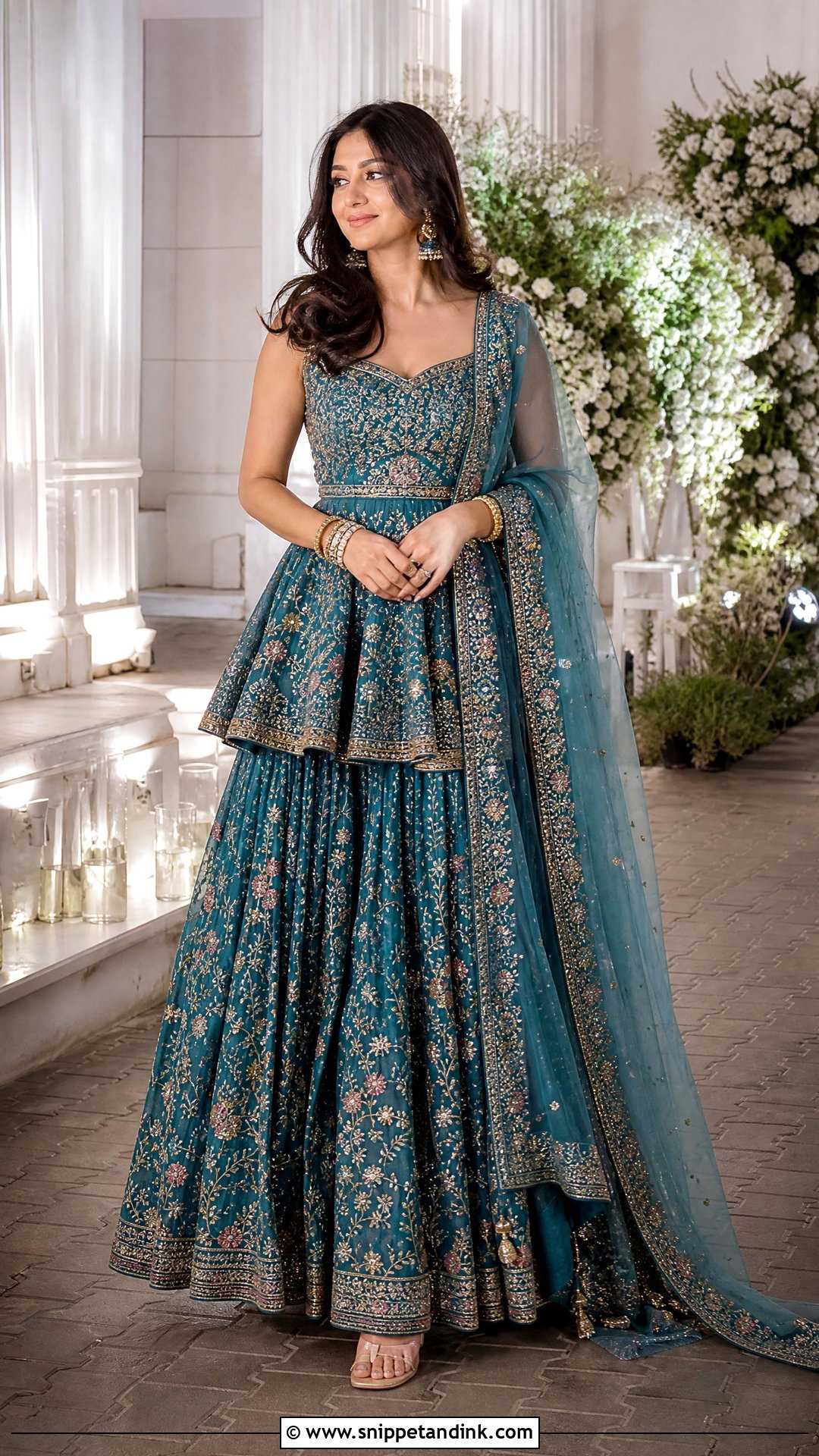 Peplum Lehenga Dress - Snippet and Ink - 25 New Shadi Dresses