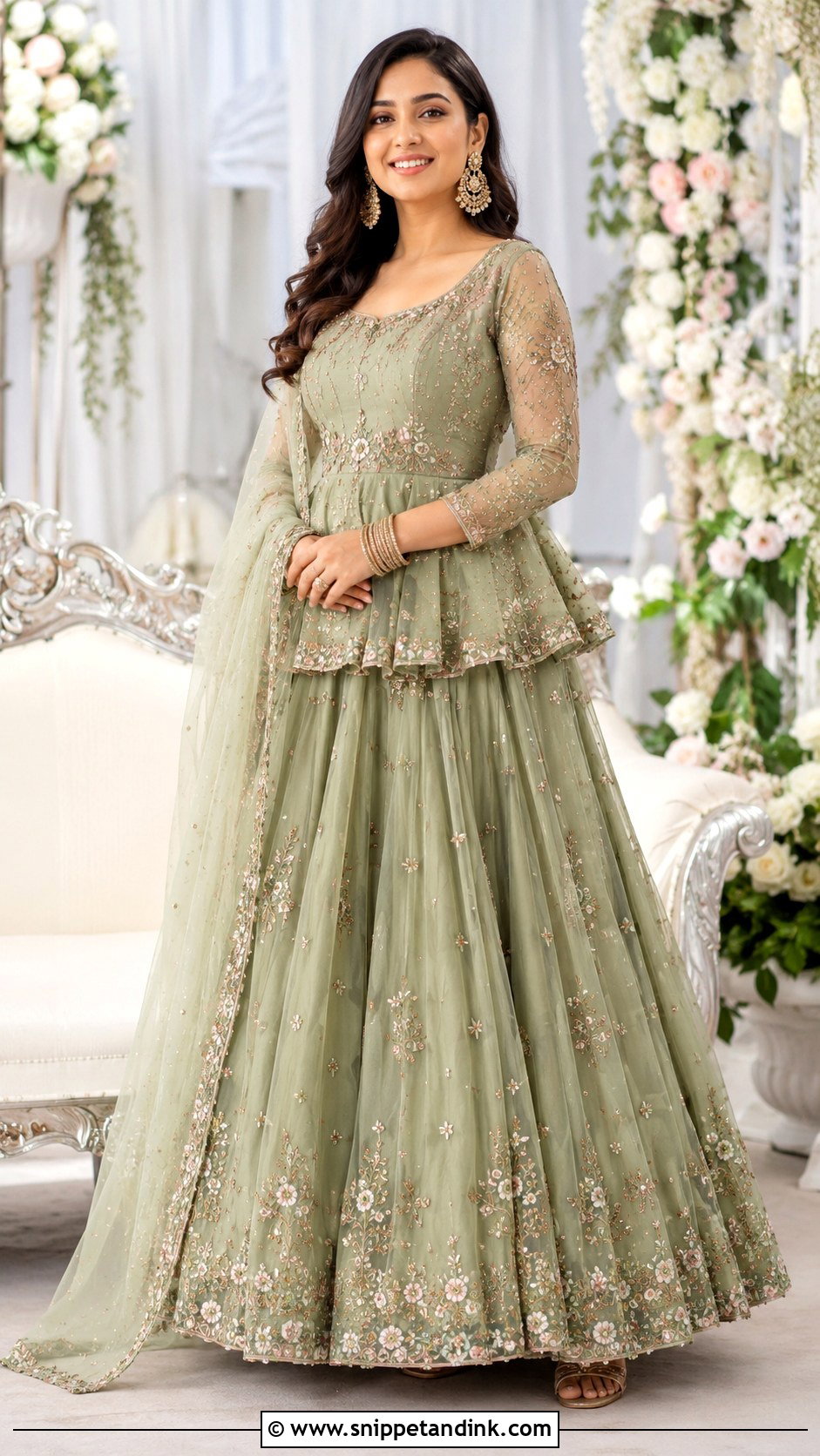 Peplum Lehenga For Bride Sister - Snippet and Ink - 30 Dress for Bride Sister Ideas