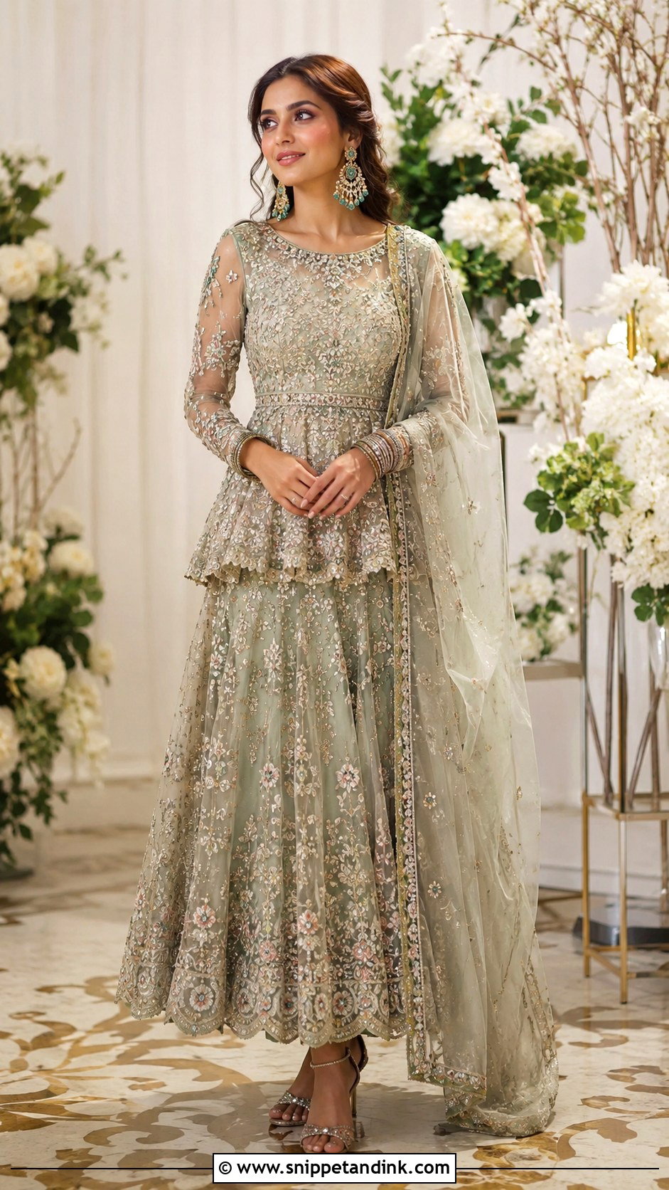 Peplum Lehenga Pakistan - Snippet and Ink - 25 Bridal Dresses Pakistan