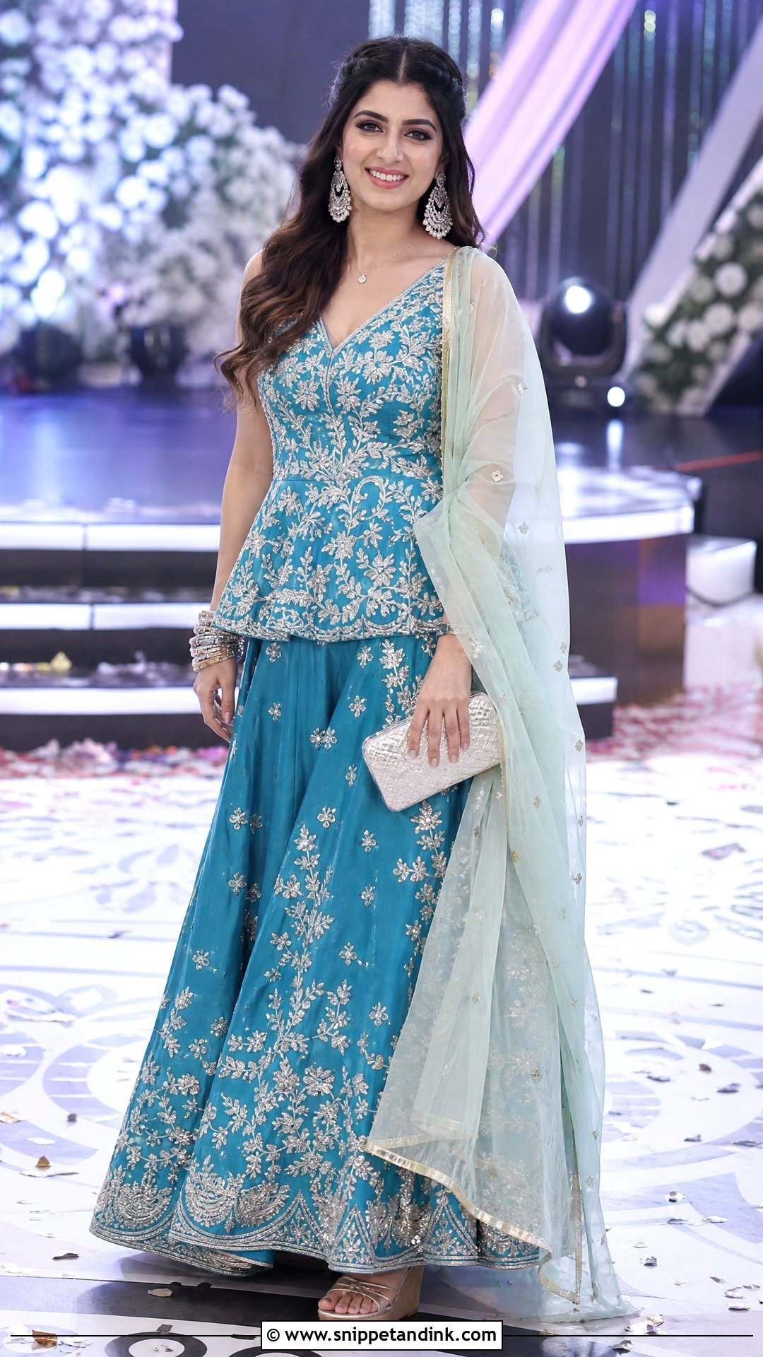 Peplum Lehenga Sangeet Outfit - Snippet and Ink - 25 Bridal Sangeet Outfit Indian Weddings Ideas