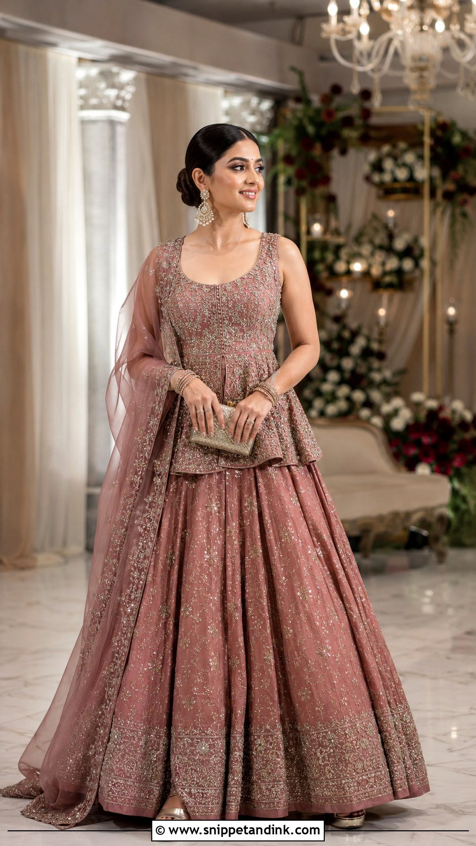 Peplum Lehenga for Marriage - Snippet and Ink - 20 Marriage Wear Dresses for Women