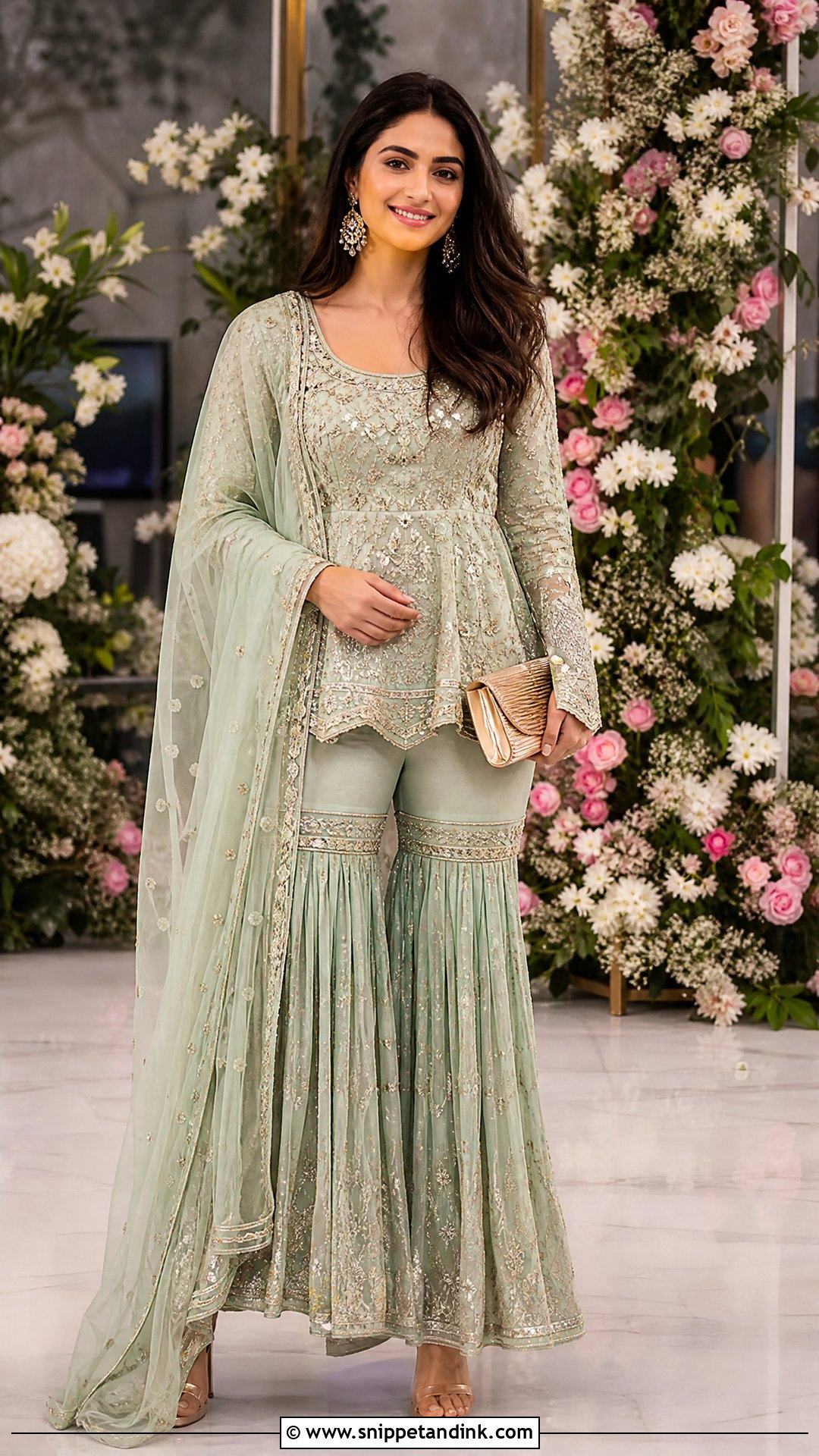 Peplum Sharara Suit - Snippet and Ink - 25 Latest Sharara Suit Designs Wedding