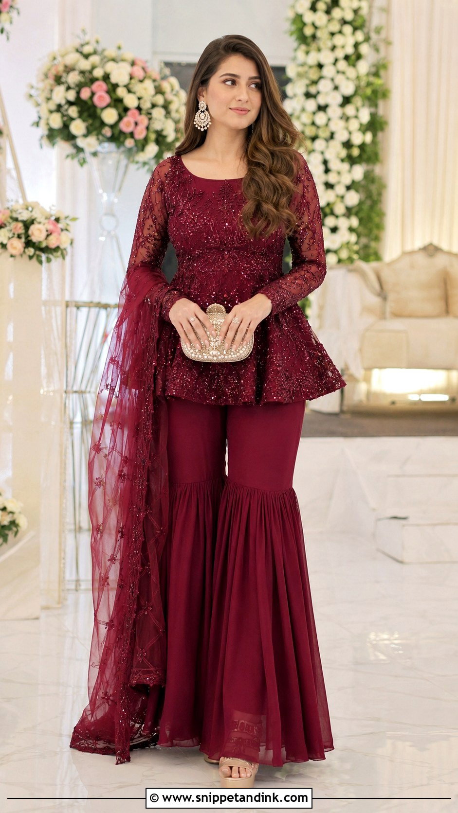 Peplum Sharara for Sister Wedding - Snippet and Ink - 20 Wedding Dresses Simple for Sister