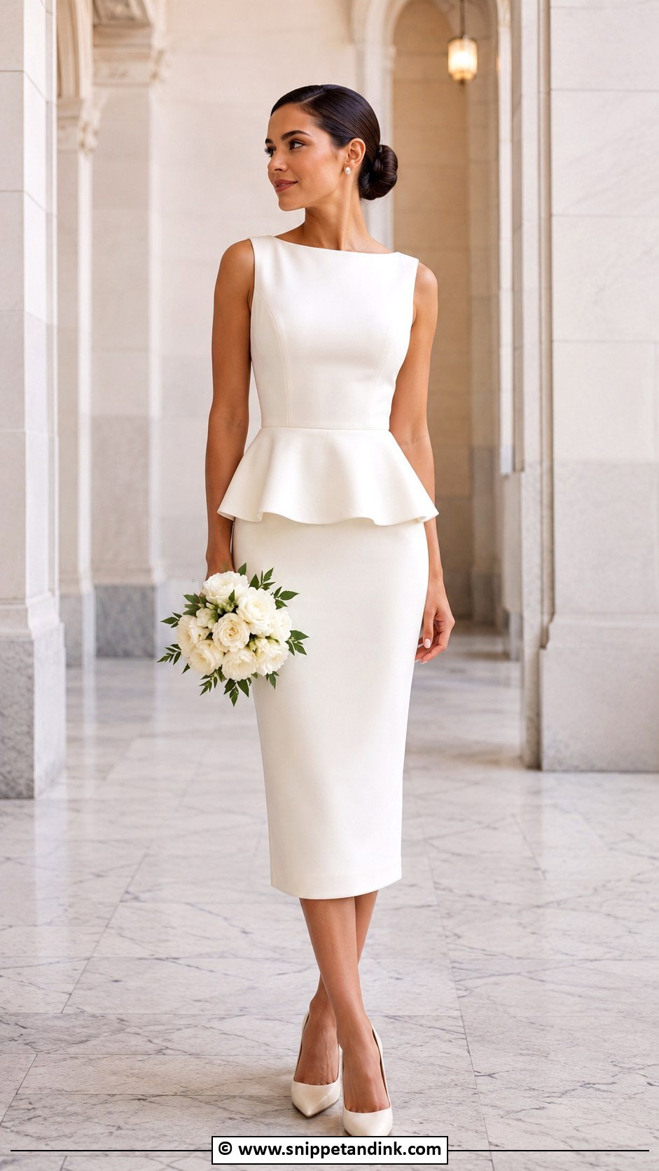 Peplum Ugly Wedding Dress - Snippet and Ink - 30 Ugly Wedding Dress Ideas
