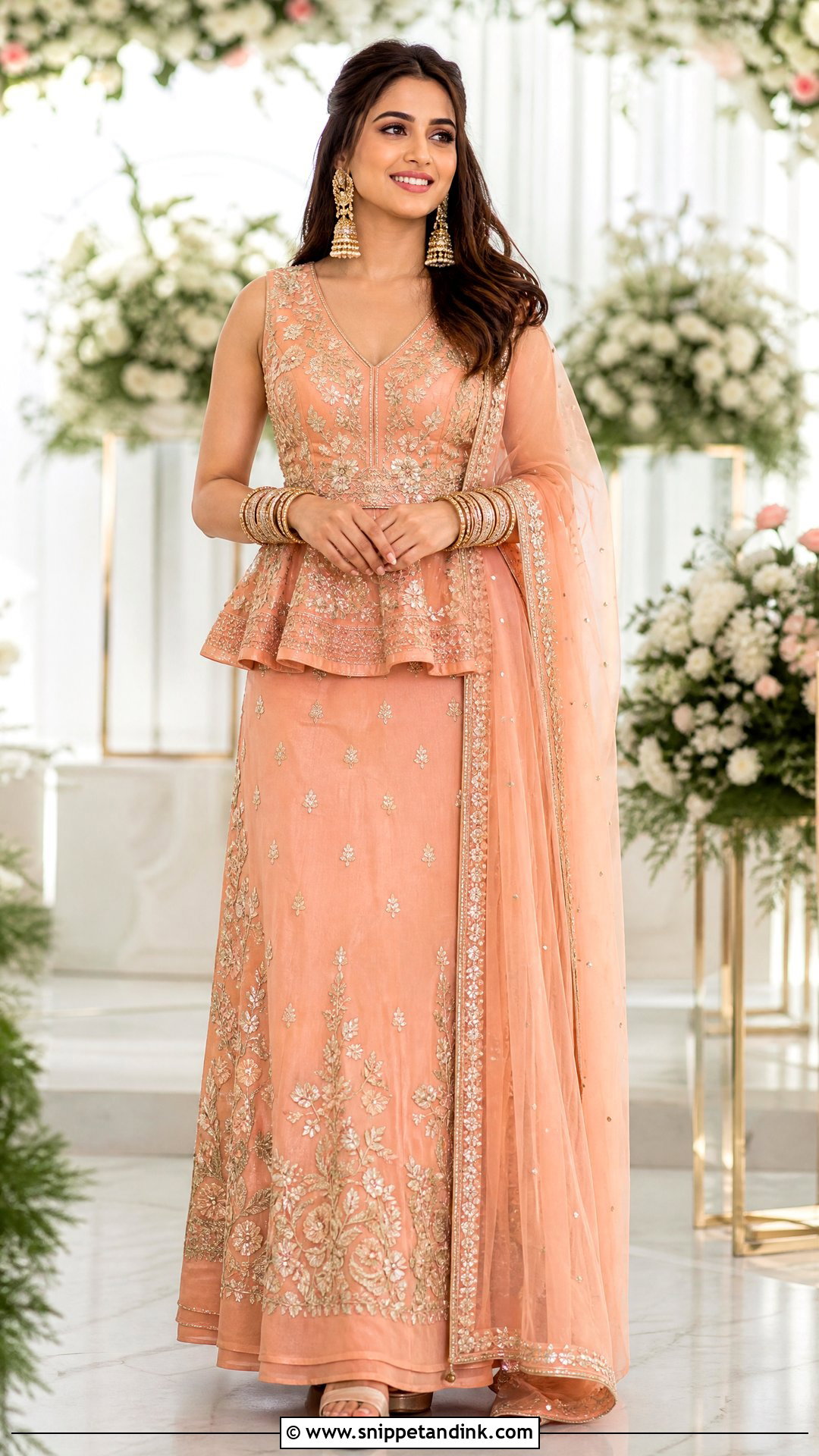 Peplum Wedding Blouse Design - Snippet and Ink - 20 Wedding Blouse Design Ideas