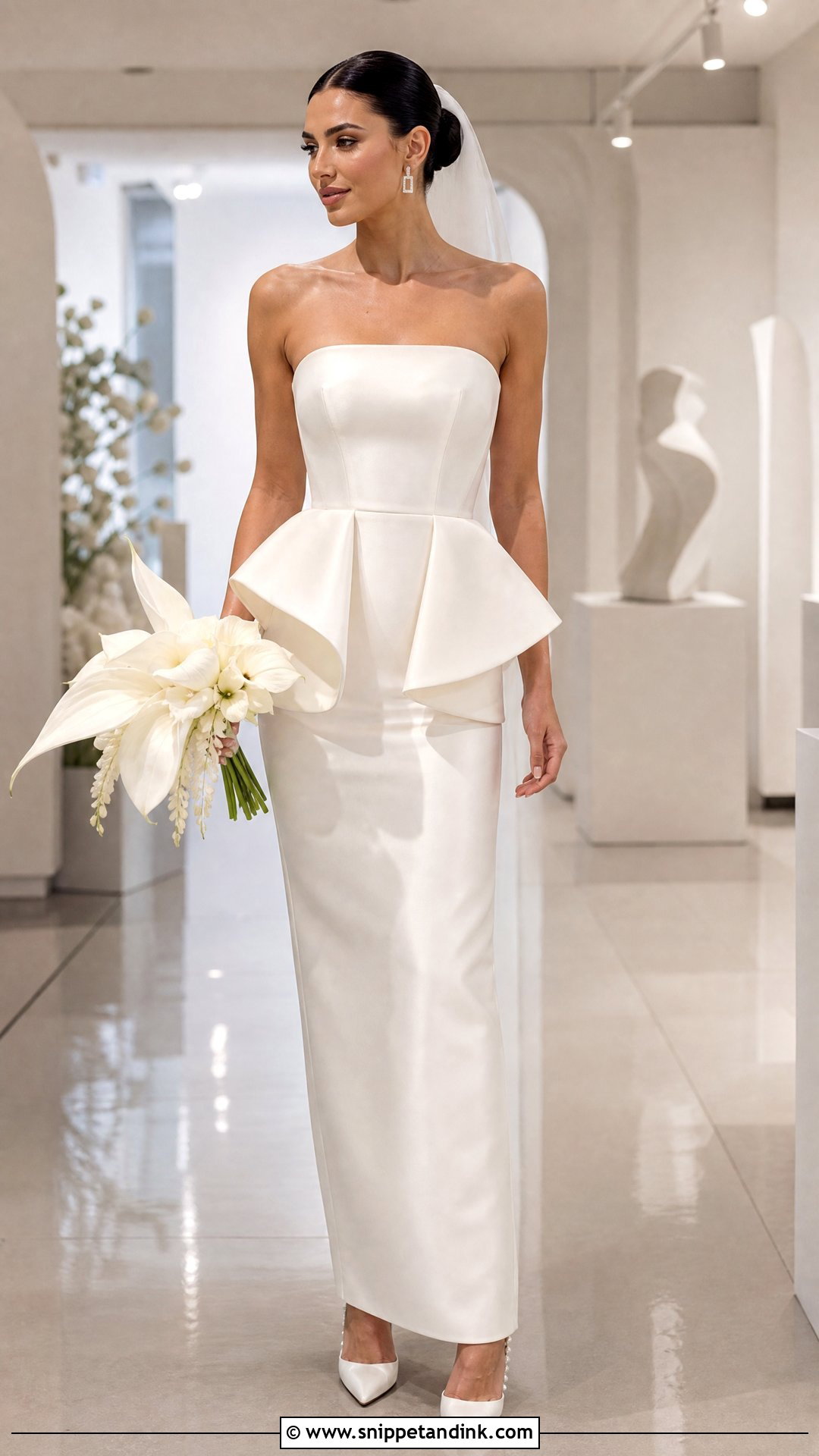 Peplum Wedding Dress - Snippet and Ink - 20 Wedding Dress Cuts Ideas