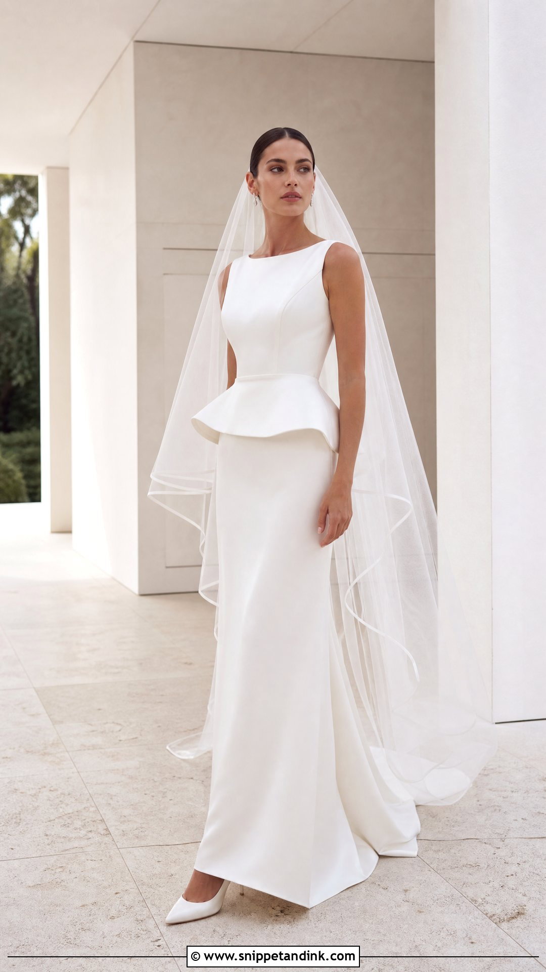 Peplum Wedding Dress - Snippet and Ink - 20 Wedding Dresses Shapes