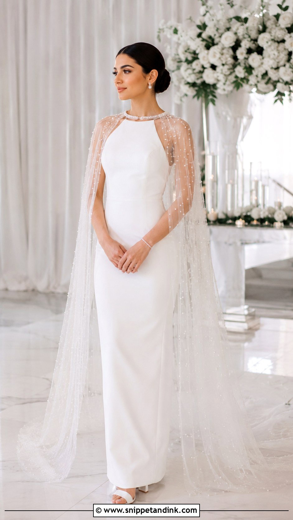 Persian Wedding Dress With A Cape Veil - Snippet and Ink - 25 Persian Wedding Dress Ideas
