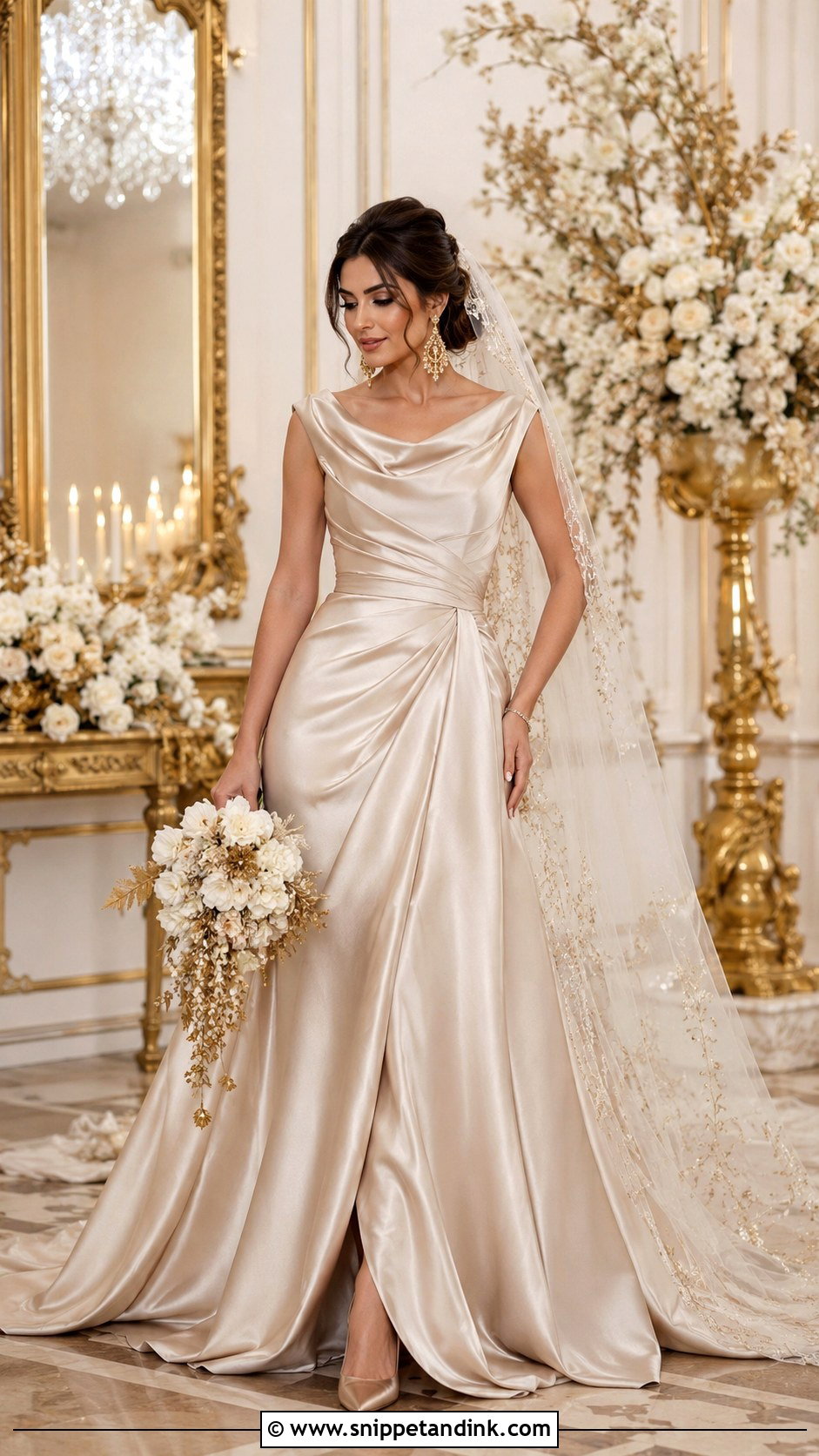 Persian Wedding Dress With A Champagne Tone - Snippet and Ink - 25 Persian Wedding Dress Ideas