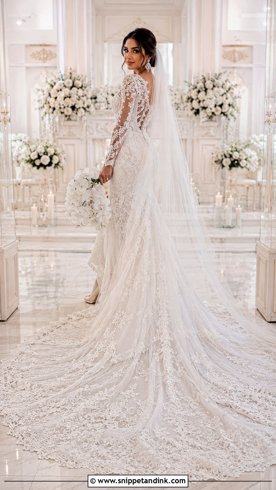 Persian Wedding Dress With A Long Train - Snippet and Ink - 25 Persian Wedding Dress Ideas
