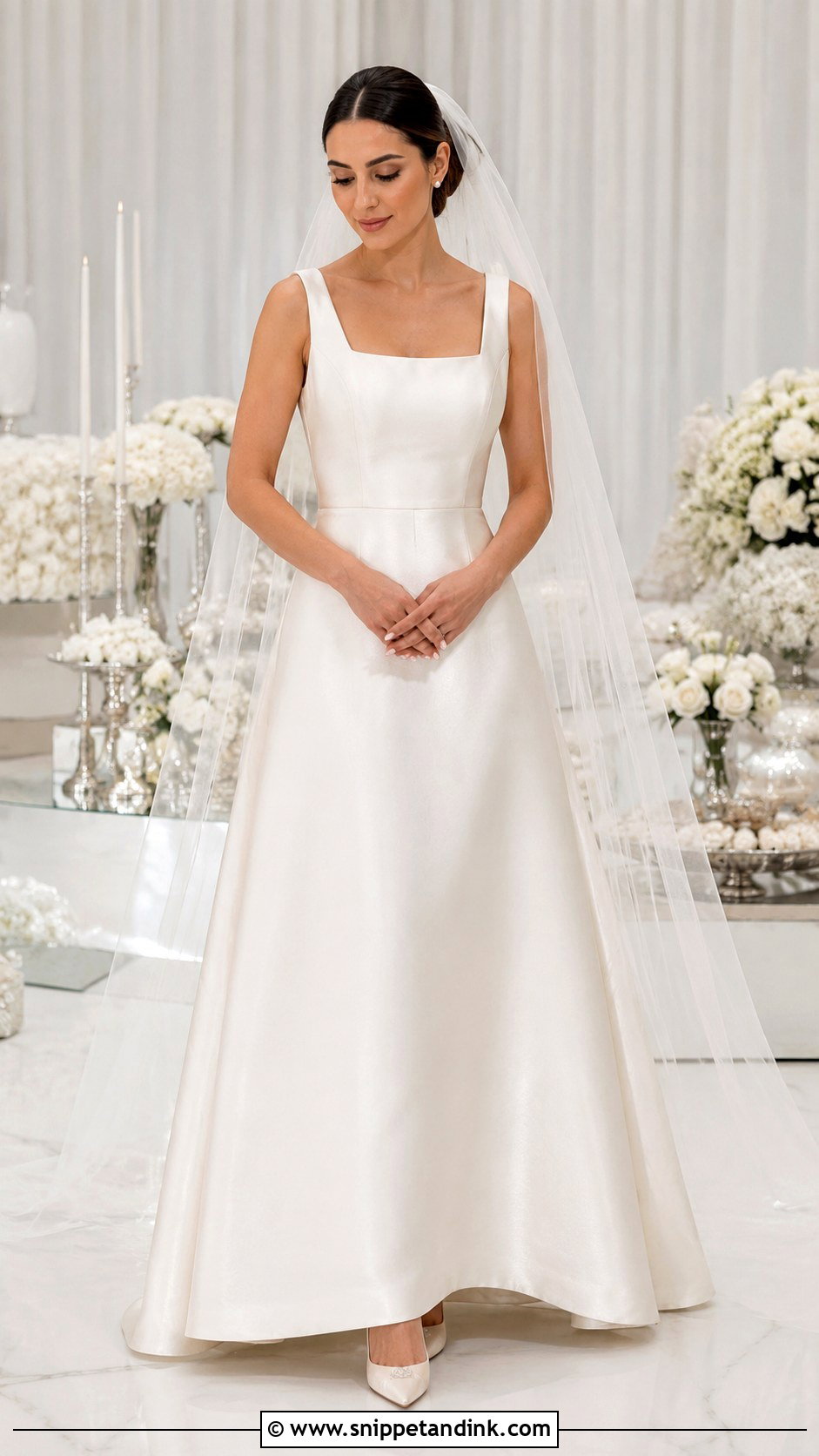 Persian Wedding Dress With A Square Neckline - Snippet and Ink - 25 Persian Wedding Dress Ideas