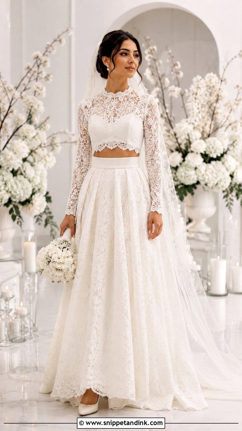 Persian Wedding Dress With A Two Piece Bridal Set - Snippet and Ink - 25 Persian Wedding Dress Ideas